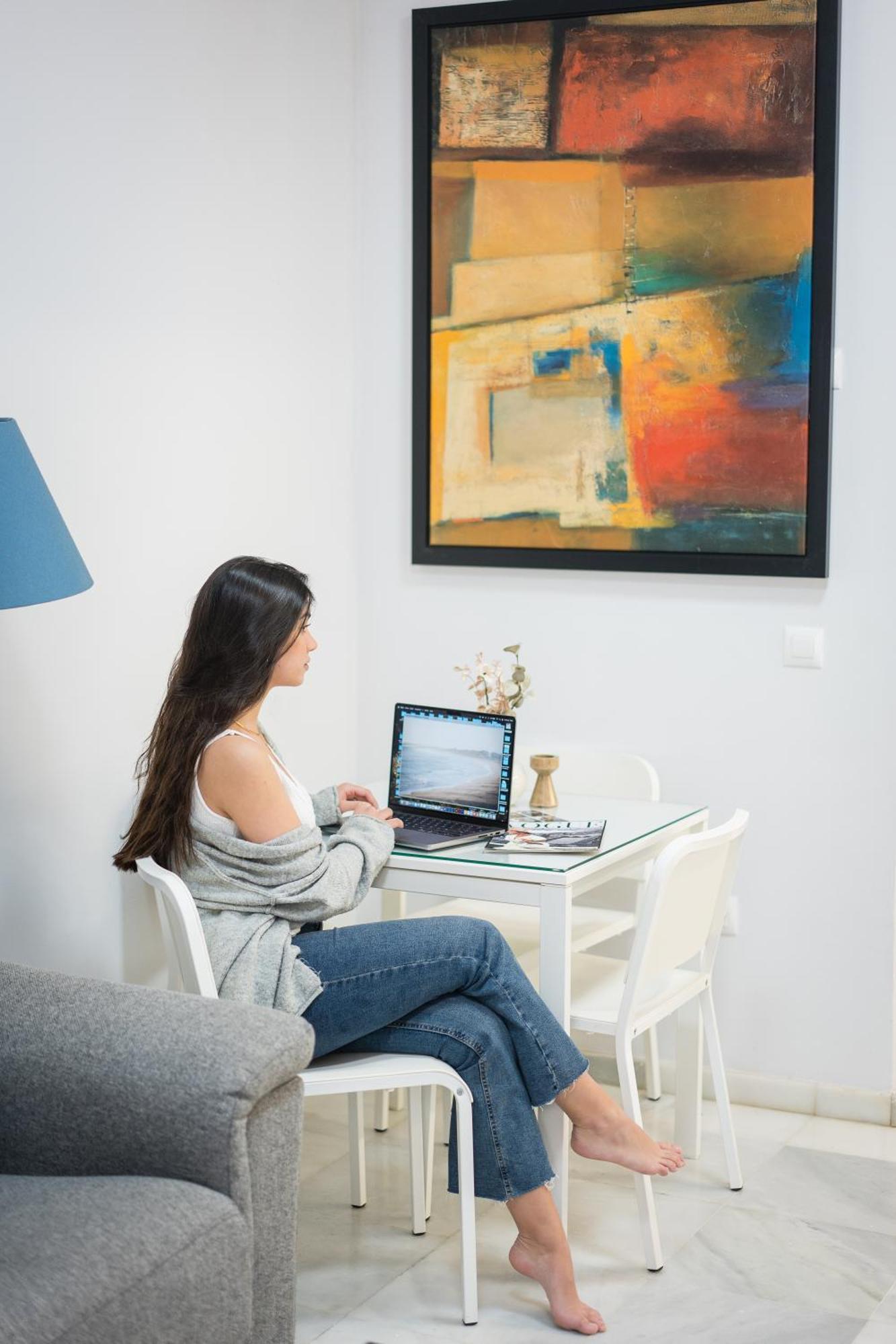 Apartamento Triana Deluxe Con Patio Privado Sevilha Exterior foto